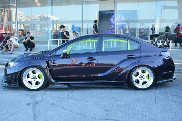 Subaru autó a Love, Cars, Babes 6 autó show — Stock Fotó