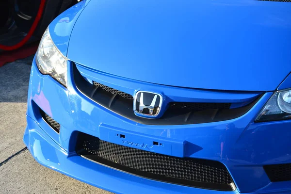 Honda civic bei der liebe, autos, babes 6 autoschau — Stockfoto