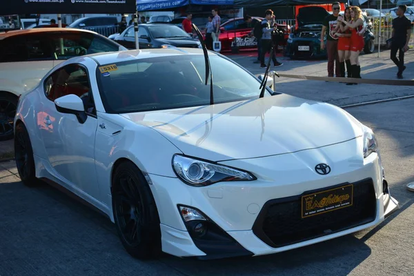 Toyota 86, Love, Cars, Babes 6 araba fuarında. — Stok fotoğraf