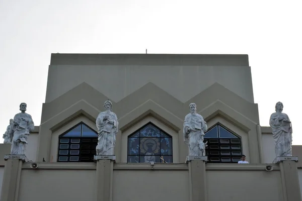 Rizal Nov Fachada Iglesia Catedral Antipolo Noviembre 2019 Antipolo Rizal — Foto de Stock