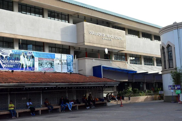 Rizal Nov Fachada Escuela Nuestra Señora Paz Noviembre 2019 Antipolo — Foto de Stock