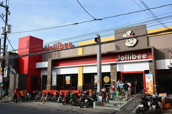 里萨尔 11月30日 2019年11月30日在菲律宾里萨尔的Antipolo Jollibee快餐店立面 — 图库照片
