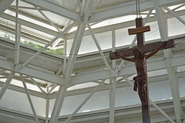 Rizal Nov Paroki Hati Imakulata Interior Gereja Maria Dan Salib — Stok Foto