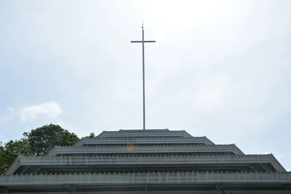 Rizal November Fassade Der Kirche Vom Unbefleckten Herzen Mariens November — Stockfoto