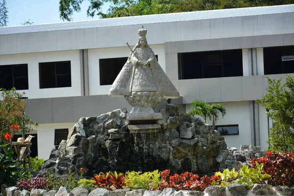 Rizal Nov Statua Della Fontana Della Vergine Maria Nella Parrocchia — Foto Stock