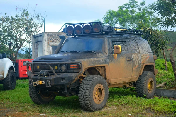 Rizal Dezember Toyota Cruiser Geländegängig Gemacht Dezember 2019 Tanay Rizal — Stockfoto