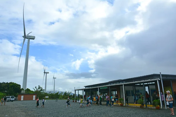 Rizal Dic Molino Viento Del Parque Eólico Pililla Fachada Del —  Fotos de Stock