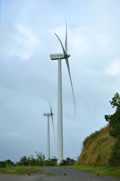 Rizal Dezember Windkraftanlagen Windpark Pililla Dezember 2019 Pililla Rizal Philippinen — Stockfoto