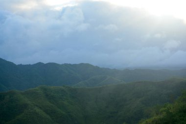 Tanay, Rizal, Filipinler 'deki Hazine Dağı' nın yukarıdan görüntüsü