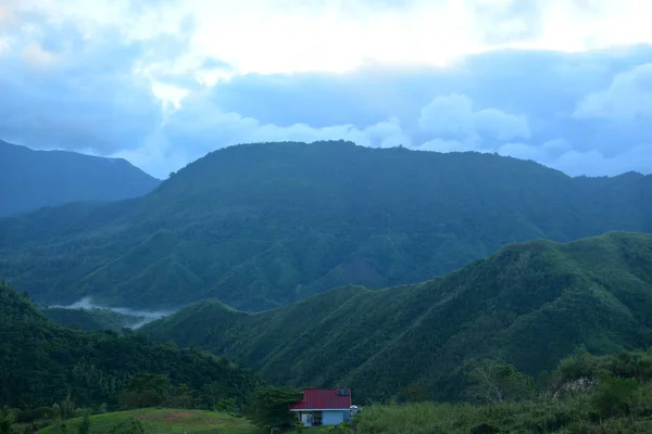 Rizal Dec Treasure Mountain Overview House December 2019 Tanay Rizal — Zdjęcie stockowe