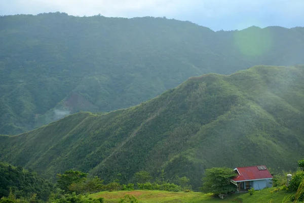 Rizal Dec Treasure Mountain Overview House December 2019 Tanay Rizal — Zdjęcie stockowe