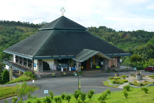 Rizal Dec Church Facade Regina Rica Rosarii December 2019 Tanay — Stok fotoğraf