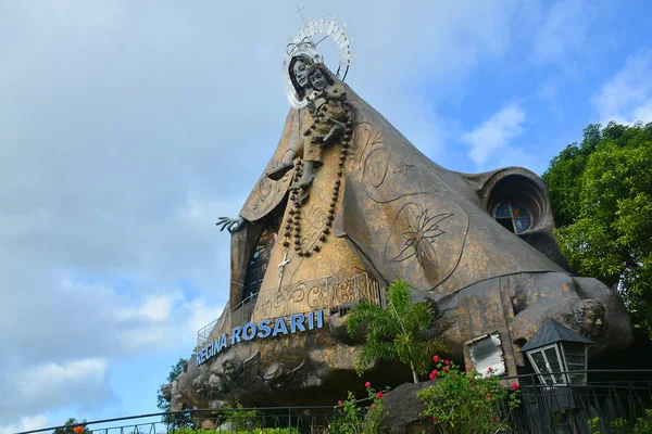 Rizal Dicembre Facciata Della Statua Regina Rica Rosarii Dicembre 2019 — Foto Stock