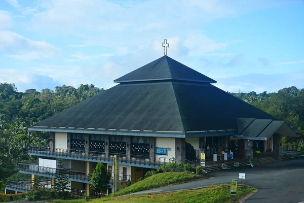 Rizal Dec Church Facade Regina Rica Rosarii December 2019 Tanay — Stock Fotó