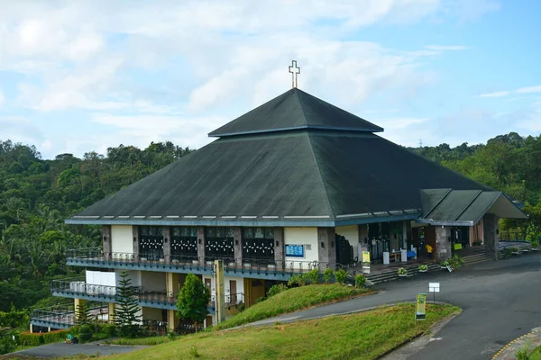 Rizal Dec Church Facade Regina Rica Rosarii December 2019 Tanay — стокове фото