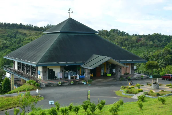 Rizal Dec Church Facade Regina Rica Rosarii December 2019 Tanay — 图库照片