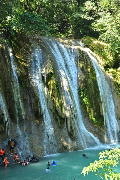 Rizal Dec Daranak Falls Crowd December 2019 Tanay Rizal Philippines — 图库照片