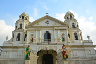 MANILA, PH - OCT. 5: Minor Basilica of the Black Nazarene or also known as Quiapo church facade on October 5, 2019 in Manila, Philippines.