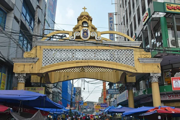 Manila Oct Calle Villalobos Octubre 2019 Quiapo Manila Filipinas —  Fotos de Stock