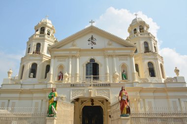 MANILA, PH - OCT. 5: Minor Basilica of the Black Nazarene or also known as Quiapo church facade on October 5, 2019 in Manila, Philippines.
