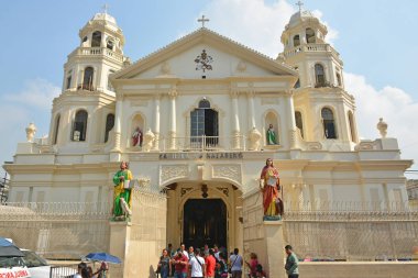 MANILA, PH - OCT. 5: Minor Basilica of the Black Nazarene or also known as Quiapo church facade on October 5, 2019 in Manila, Philippines.