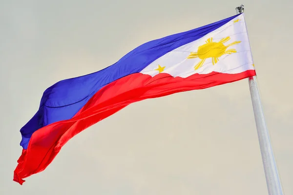 Манила Декабря 2016 Года Маниле Филиппины Филиппинский Флаг Представляет Собой — стоковое фото