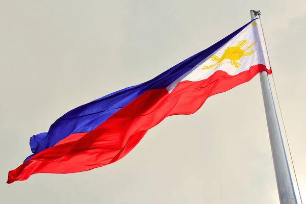 Manila Dec Bandiera Nazionale Filippina Dicembre 2016 Manila Filippine Bandiera — Foto Stock