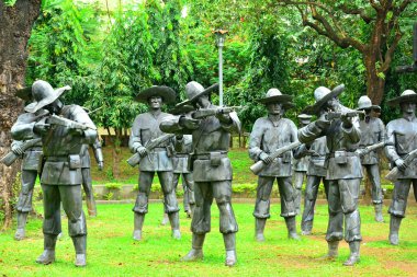 MANILA, PH- DEC. 29: The martydom of Jose Rizal on December 29, 2016 in Roxas Boulevard, Manila, Philippines.