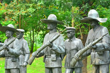 MANILA, PH- DEC. 29: The martydom of Jose Rizal on December 29, 2016 in Roxas Boulevard, Manila, Philippines.