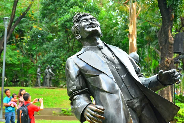 Manila Dec Martydom Jose Rizal December 2016 Roxas Boulevard Manila — стокове фото