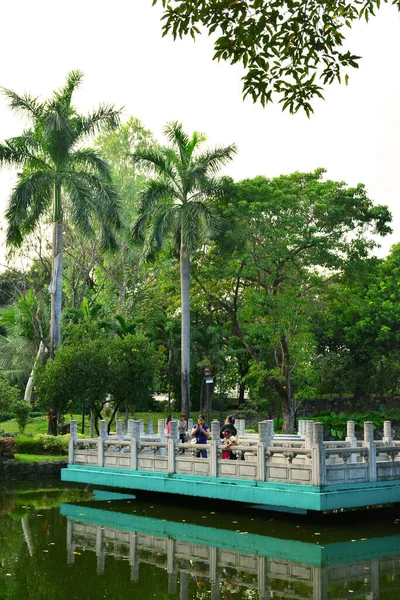 Manila Dec Jardin Chinois Intérieur Parc Rizal Décembre 2016 Roxas — Photo