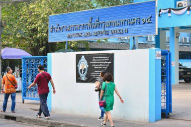Bangkok, Th-14 Aralık: Bangkok Bölge Maliye Dairesi 14 Aralık 2016 'da Bangkok, Tayland.