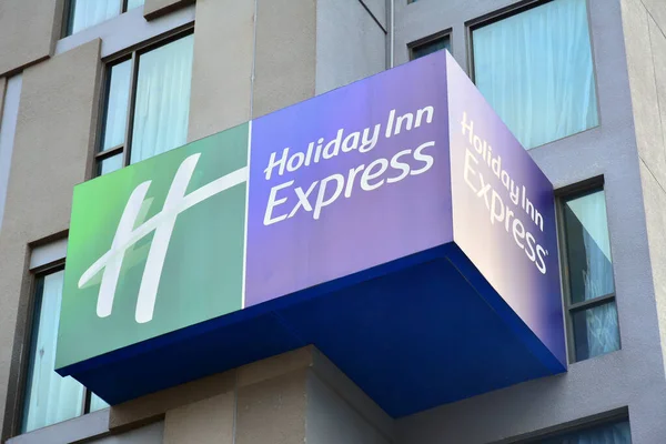 Bangkok Prosince Holiday Inn Express Hotel Signage December 2016 Bangkok — Stock fotografie