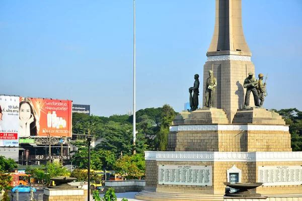 Μπανγκόκ Δεκ Μνημείο Νίκης Στις Δεκεμβρίου 2016 Στο Ratchathewi Μπανγκόκ — Φωτογραφία Αρχείου