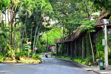 BANGKOK, TH - DEC 13: Path way at Dusit Zoo on December 13, 2016 in Khao Din Park, Bangkok, Thailand. Dusit Zoo is the oldest zoo in Bangkok, Thailand.