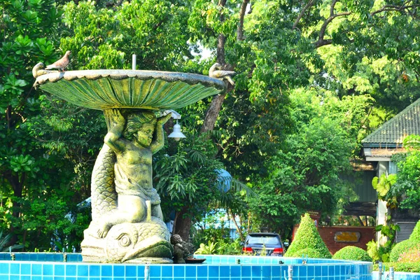 Bangkok Dec Water Fountain Dusit Zoo December 2016 Khao Din — Stok fotoğraf