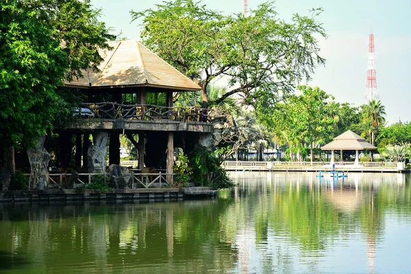 Bangkok Dec Outdoor Park Water Pond Dusit Zoo December 2016 — 图库照片