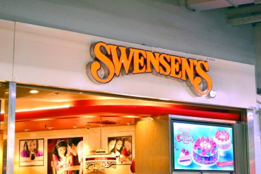 Bangkok, Th-11 Aralık 2016 'da Bangkok, Tayland' da Big C Ratchadaphisek 'te Swensens dondurması.