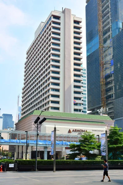 Bangkok Prosince Arnoma Grand Hotel Fasáda Prosince 2016 Bangkoku Thajsko — Stock fotografie