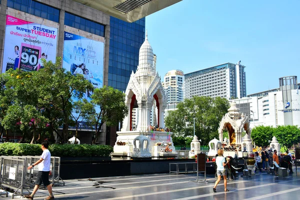 Bangkok Dec Pagoda Shrine Mall December 2016 Bangkok Thailand — Stock Photo, Image