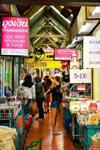 Bangkok Dic Estaciones Mercado Mercado Fin Semana Chatuchak Diciembre 2016 — Foto de Stock