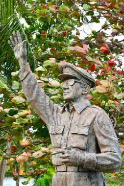 CAVITE, PH - DEC. 3: General Douglas MacArthur statue at Corregidor island on December 3, 2016 in Cavite, Philippines. Corregidor is an island located at the entrance of Manila Bay.