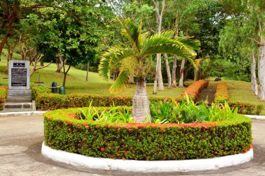 CAVITE, PH - DEC. 3: Japanese garden of peace rotunda at Corregidor island on December 3, 2016 in Cavite, Philippines. Corregidor is an island located at the entrance of Manila Bay.