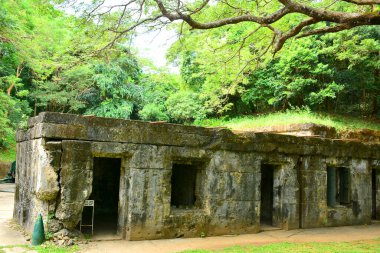 CAVITE, PH - DEC. 3: Battery Way facade at Corregidor island on December 3, 2016 in Cavite, Philippines. Corregidor is an island located at the entrance of Manila Bay.