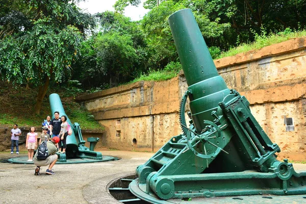 Cavite Dec Battery Way Mortar Cannon Display Corregidor Island December — Stock Fotó