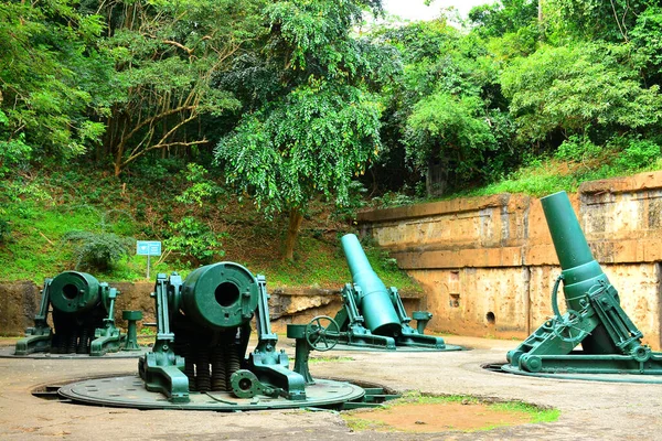 Cavite Dec Battery Way Mortar Cannon Display Corregidor Island December — стокове фото