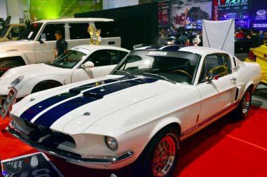 PASAY, PH - NOV. 6: Ford Mustang Shelby GT 500 at Manila Auto Salon on November 6, 2016 in SMX Convention Center, Pasay, Philippines.