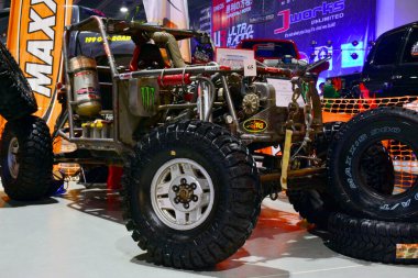 PASAY, PH - NOV. 6: 4x4 tubular race vehicle at Manila Auto Salon on November 6, 2016 in SMX Convention Center, Pasay, Philippines.