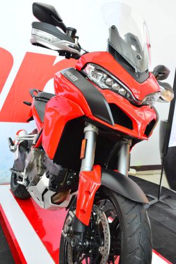 Pasay, Ph - 6 Kasım 2016 'da Manila Otomobil Salonu' nda Ducati 959 Panigale motosikleti Smx Kongre Merkezi, Pasay, Filipinler.