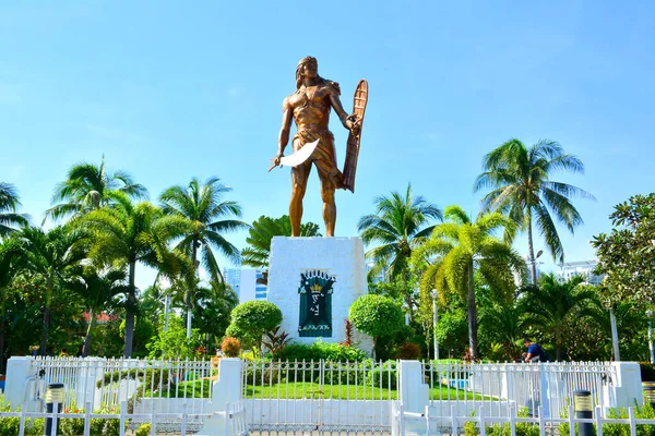 Cebu Οκτωβρίου Ναός Lapu Lapu Στις Οκτωβρίου 2016 Στο Νησί — Φωτογραφία Αρχείου